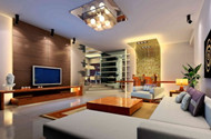Moderne salon nain dcoration