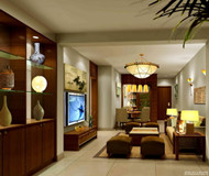 Style chinois classique salle petit salon