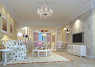 Blanc salon lgant et confortable