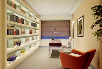 Salle d'tude lumineux et confortable