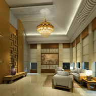 Moderne et lgant salon penthouse