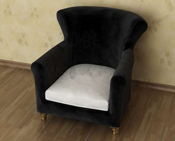Fauteuil canap noir et occasionnels