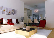 Moderne salon simple et agrable