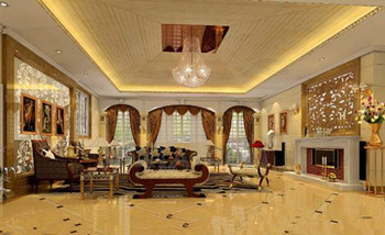 Exquise chambre dore vie de luxe
