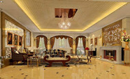 Exquise chambre dore vie de luxe