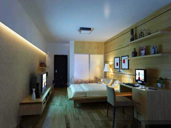 Simple chambre petite dcoration en bois