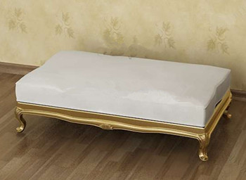 Blanc canap moelleux long et unique