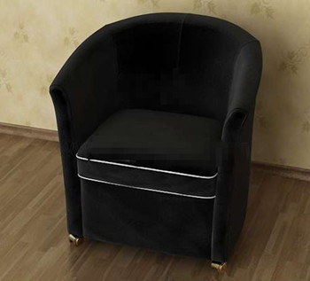 Moderne et confortable canap noir unique