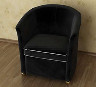 Moderne et confortable canap noir unique