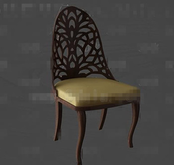 Prsident coussin en bois dor
