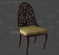 Prsident coussin en bois dor