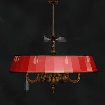 Red belle lampe rtro pendentif en mtal