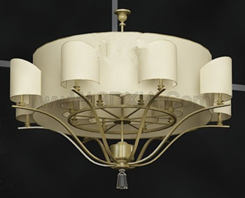 Exquise lampe pendentif jaune