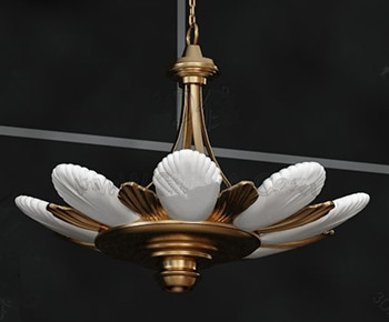 Blanc et or lampe suspension ptales
