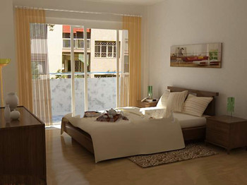Chambre simple et confortable