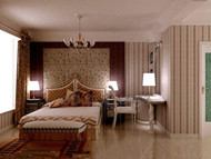 Dcoration exquise et chambre confortable