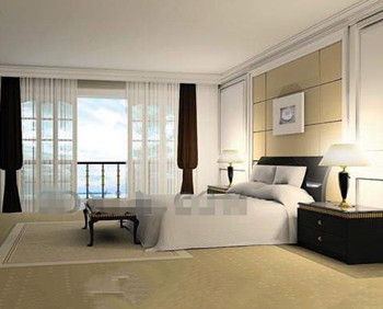Moderne chambre minimaliste et lgant