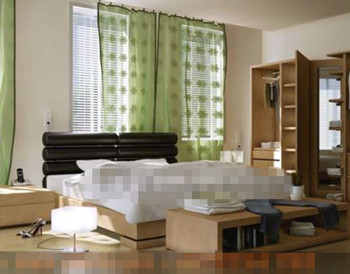 Moderne chambre fraîche et confortable