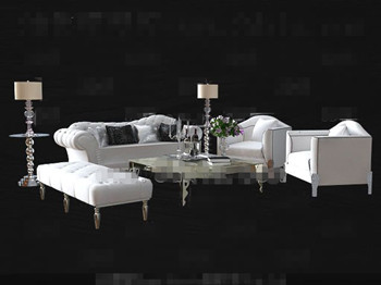 Moderne combinaison corticale canap blanc