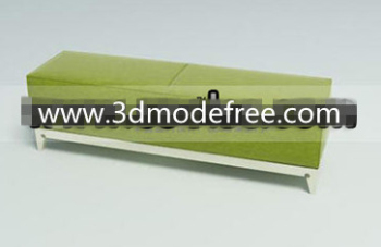 Vert banc en bois canap en tissu