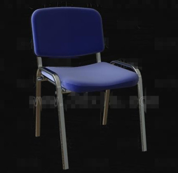 Bleu chaise Structure en mtal simple