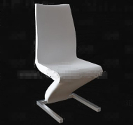 Fauteuil blanc pli personnalit