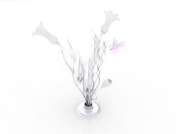 L'ouverture des fleurs lampe en forme
