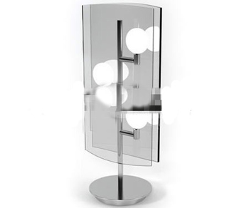 Mode verre de la lampe de table miroir