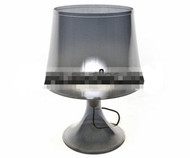 Transparent Lampe de table en verre