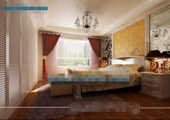 Europenne chambre reli style moderne