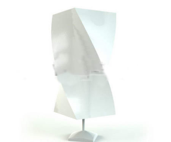 Gypse abstraite lampe rectangulaire