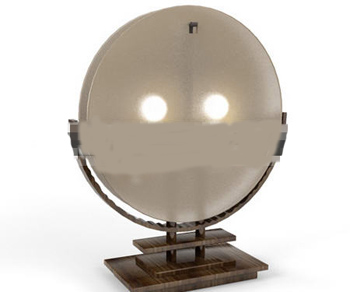 Simple lampe en bois de type boule de