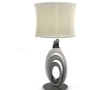 Riz bouchon jaune marbre clair lampe de table socle
