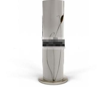 Plantes belles mosaïques lampe cylindrique