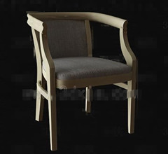 Rtro simple chaise en bois