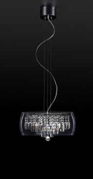 Lustre en cristal moderne possible