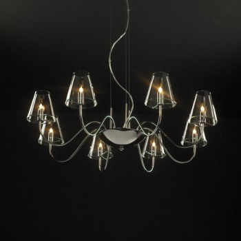 Lustre en cristal simple et classique