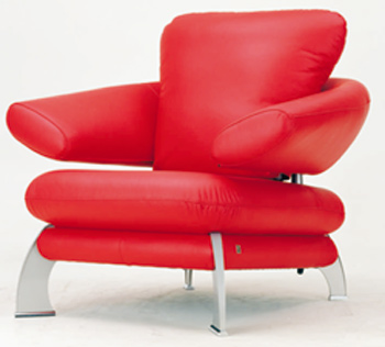 De style europen moderne canap rouge unique