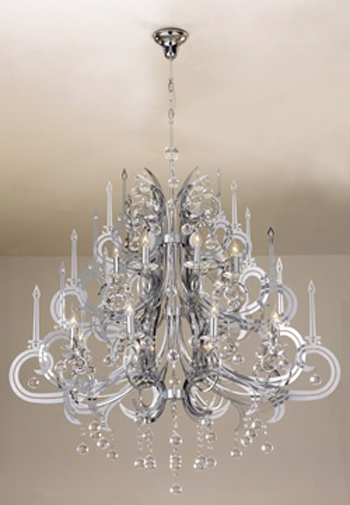 De style europen lustre en cristal gâteau de couche