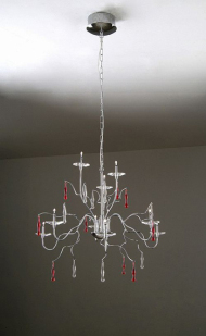 Europenne Lustre cristal de fer simple