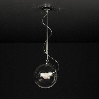 Simple Lustre cristal transparent rond