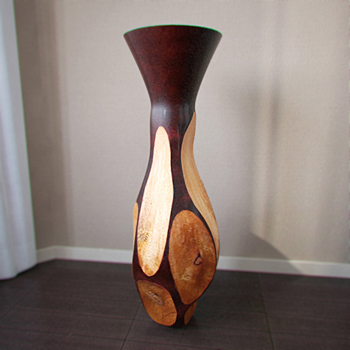 Vase dcoration intrieure en bois