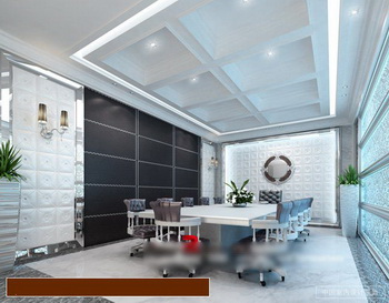 Salle de runion moderne modle 3D