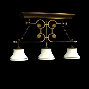 Moderne charpente mtallique 3D lustres modle