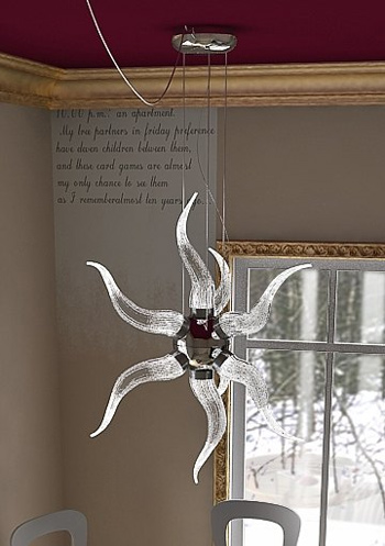 Moderne modle 3D lustre en cristal