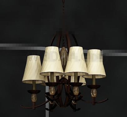Lampe jaune pendentif chaîne mtallique