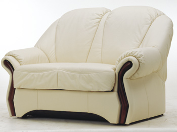 Moderne canap en cuir blanc personnalis