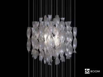 Des modles 3D de lustres en cristal