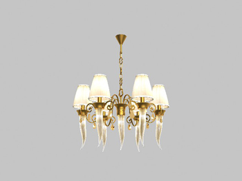 De style europen lustre dor jaune