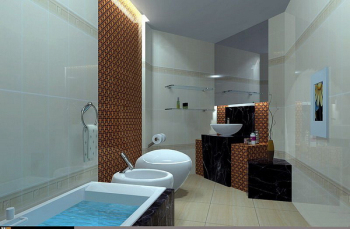 Froid modle 3D salle de bain